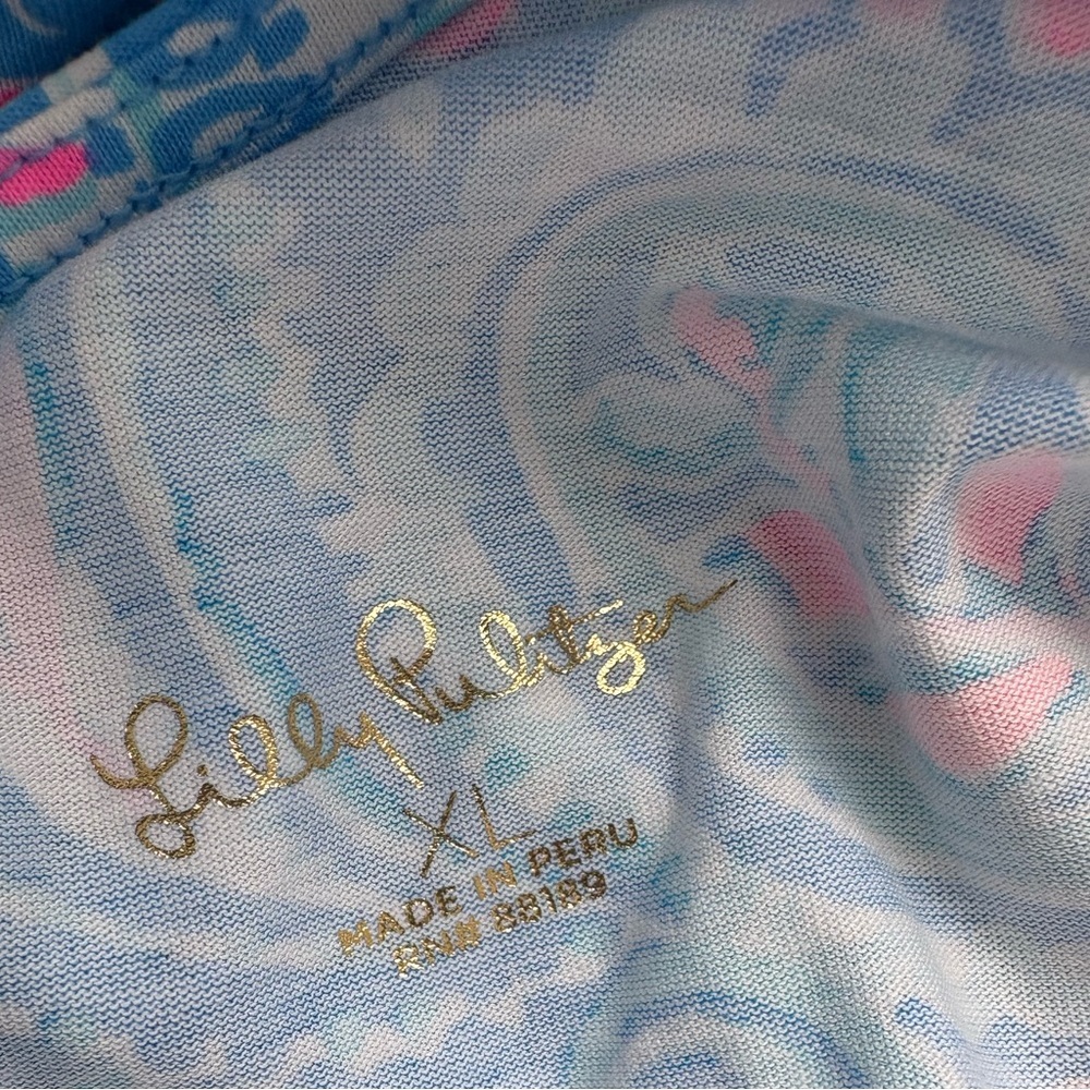 Lilly Pulitzer Kimi T-Shirt Dress Short-Sleeve XL - Picture 5 of 6